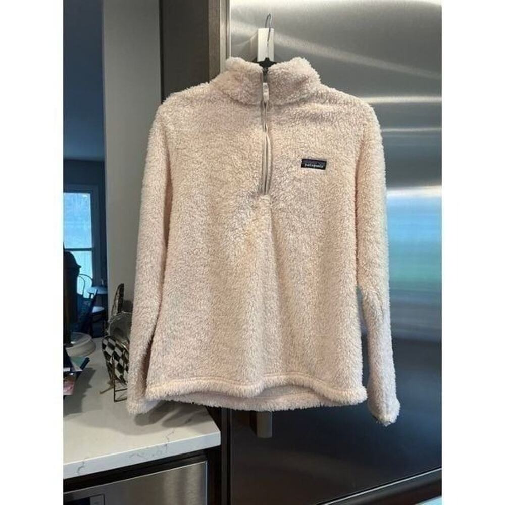 Patagonia Los Gatos Half Zip‎ Pullover Size medium cream